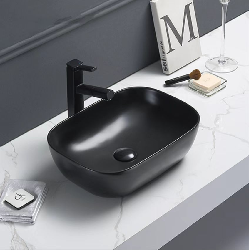 Above Counter Basin Gloss White/Matte White/Matte Black/Black&White 460*320*135mm
