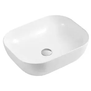 Above Counter Ceramic Basin Gloss White 465*375*120mm - FIL Kitchen Bathroom