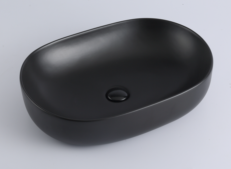 Ultra Slim Above Counter Basin Gloss White/Matt Black/Matt White  490*355*130mm