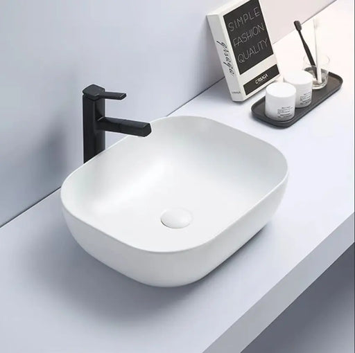 Poseidon Ultra Slim Matt White Fine Ceramic POSEIDON