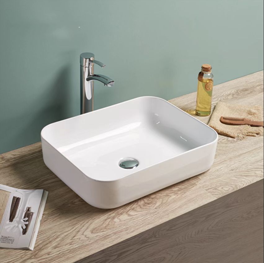 Above Counter Basin Gloss White/Matte White/Matte Black 500*390*130mm