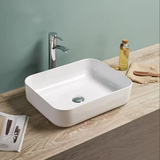 Above Counter Basin Gloss White/Matte White/Matte Black 500*390*130mm - FIL Kitchen Bathroom