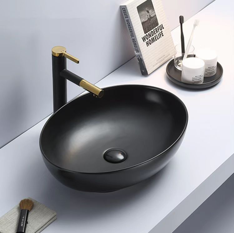 Ultra Slim Above Counter Basin Gloss White/Dark Matte  Grey/Matt Black/Matt White 520*395*130mm
