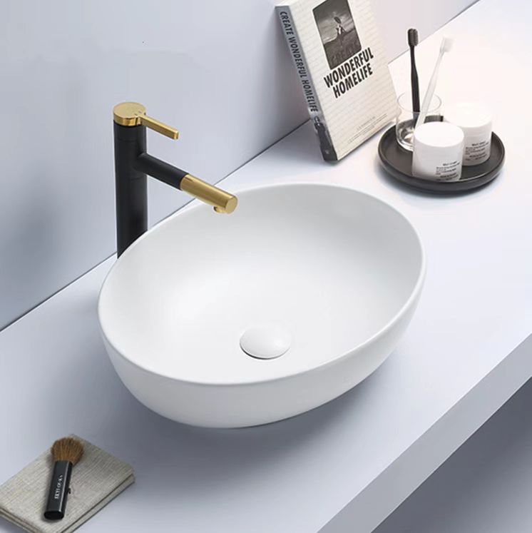 Ultra Slim Above Counter Basin Gloss White/Dark Matte  Grey/Matt Black/Matt White 520*395*130mm