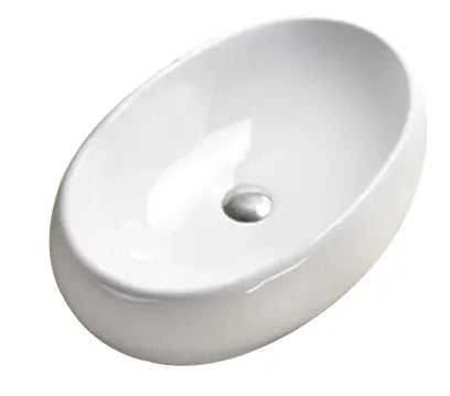 Above Counter Ceramic Basin Gloss White/Matt Black/Matte Black And White 600*400*150mm - FIL Kitchen Bathroom