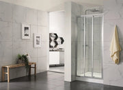 FRAMED 3 PANELS SLIDING DOOR CHROME FIL Kitchen Bathroom