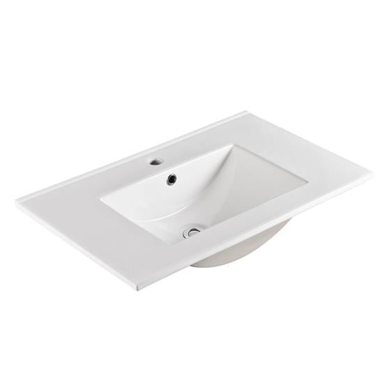 Poseidon White Polyurethane PVC -Standard Freestanding Vanity (750mm/900mm)