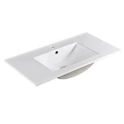 Poseidon White Polyurethane PVC – Narrow Wall Hung Vanity (750mm/900mm) - FIL Kitchen Bathroom