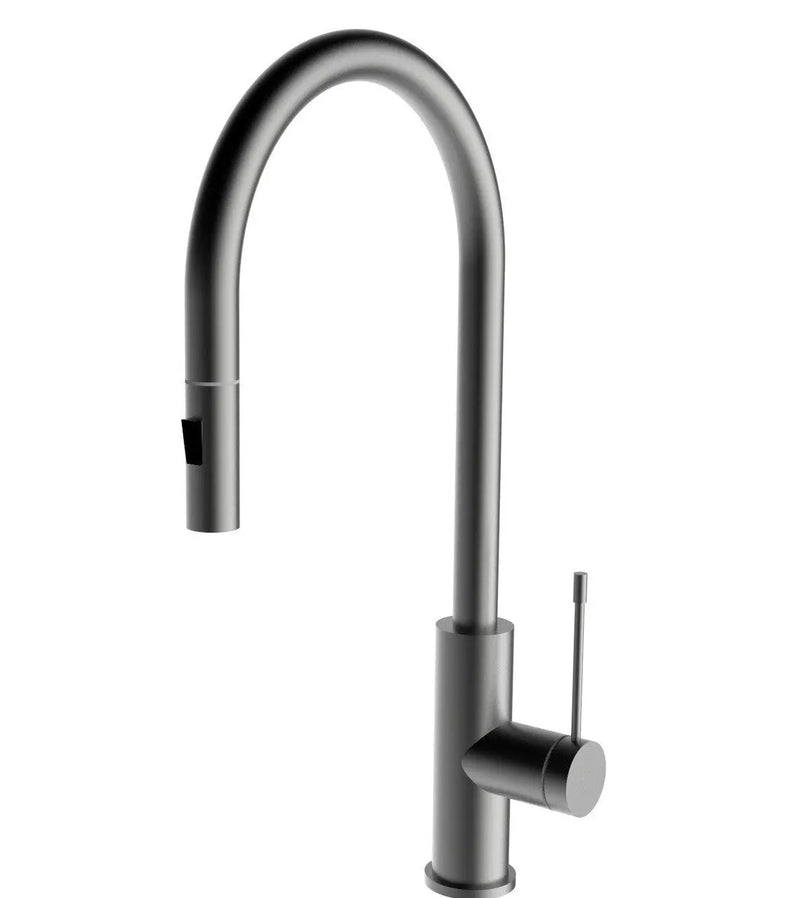 AZIZ PULL OUT SINK MIXER CHROME AND COLOURED FIL Kitchen Bathroom