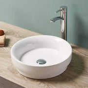 Insert Ceramic Basin Gloss White Round 400*400*110mm - FIL Kitchen Bathroom