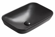 Rectangle Matte White/Matte Black Inset Ceramic Basin 515*340*155mm - FIL Kitchen Bathroom