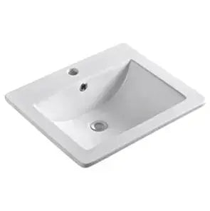 Insert Ceramic Basin Gloss White Rectangle 535*450*180mm - FIL Kitchen Bathroom