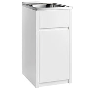 LAUNDRY CABINET AND TUB 454MM WHITE FIL Kitchen Bathroom