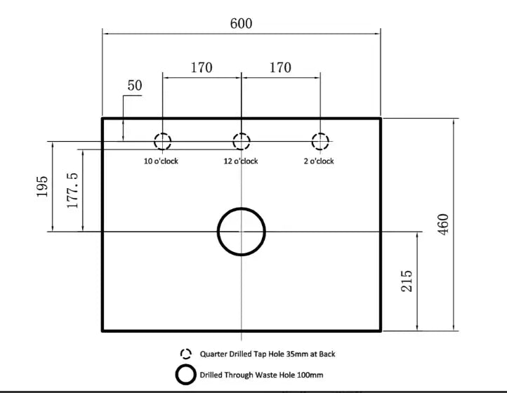 Brighton Floor Standing Vanity PVC Matte White 600mm/750mm/900mm - FIL Kitchen Bathroom