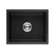 KITCHEN SINK QUARTZ UNDERMOUNT Matte Black/Matte White 432mm POSEIDON