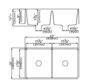 KITCHEN SINK QUARTZ UNDERMOUNT Matte Black/Matte White/Matte Grey 838mm POSEIDON