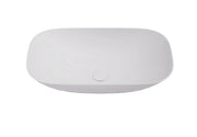 Percy Solid Surface Stone Square Basin Matte White 630x360x150mm - FIL Kitchen Bathroom