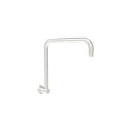 Round Rectangle Curved Shower Arm Brushed Nickel - PRY020-BN - FIL Kitchen Bathroom