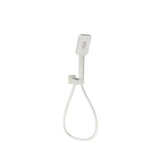 EDEN SQUARE HAND SHOWER ON WALL OUTLET BRACKET CHROME / MATTE BLACK FIL Kitchen Bathroom