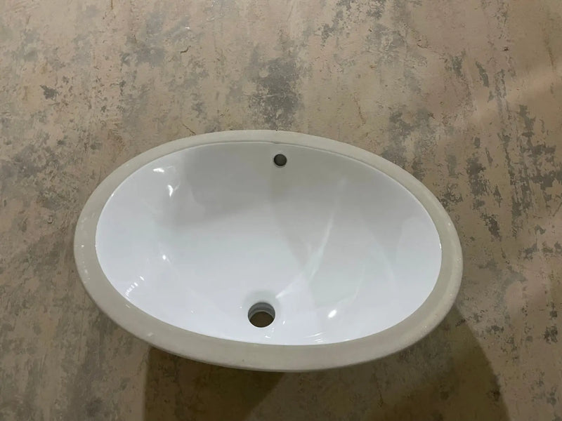 UNDER COUNTER BASIN GLOSS WHITE 465MM POSEIDON