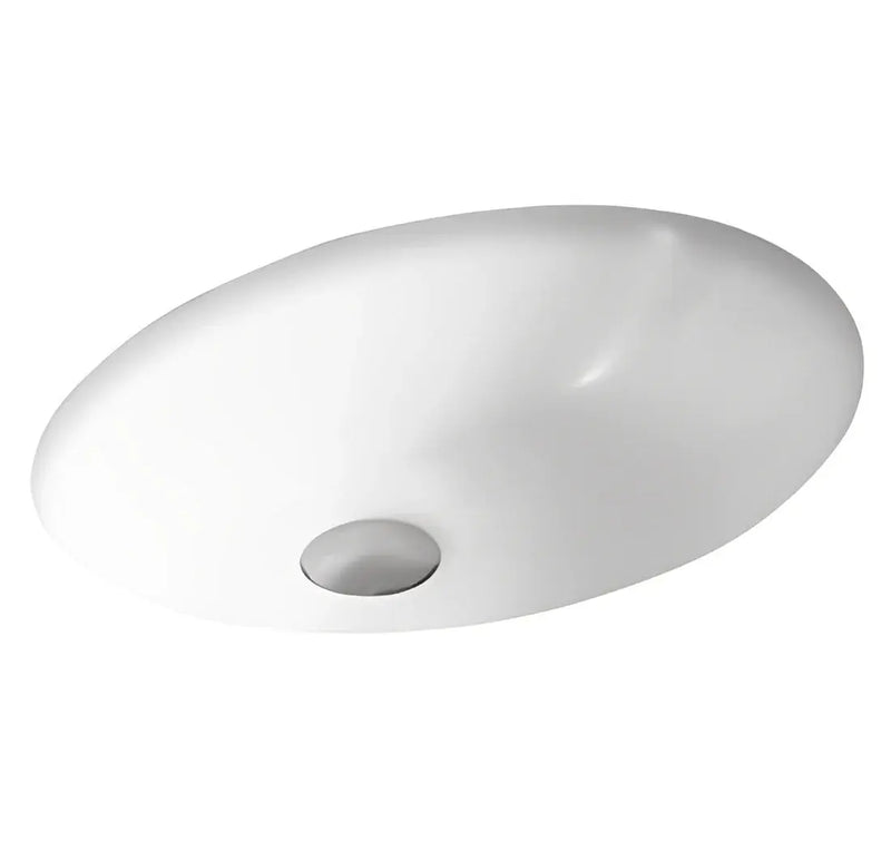 UNDER COUNTER BASIN GLOSS WHITE 465MM POSEIDON