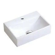 Ultra Slim Wall Hung/Above Counter Basin Gloss White 330mm/375mm/410mm/420mm/460mm - FIL Kitchen Bathroom