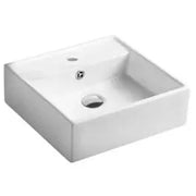 Ultra Slim Wall Hung/Above Counter Basin Gloss White 330mm/375mm/410mm/420mm/460mm - FIL Kitchen Bathroom