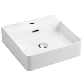 Ultra Slim Wall Hung/Above Counter Basin Gloss White 330mm/375mm/410mm/420mm/460mm - FIL Kitchen Bathroom