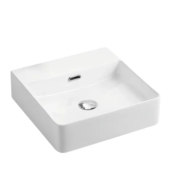 Ultra Slim Wall Hung/Above Counter Basin Gloss White 330mm/375mm/410mm/420mm/460mm - FIL Kitchen Bathroom