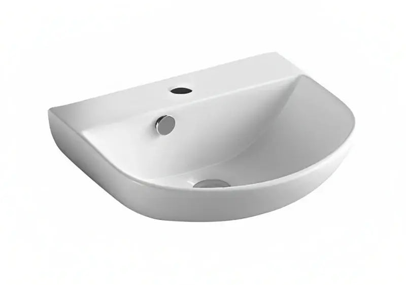 Care Wash Basin Wall Hung Gloss white 440*360*180mm - FIL Kitchen Bathroom