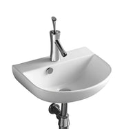 Care Wash Basin Wall Hung Gloss white 440*360*180mm - FIL Kitchen Bathroom