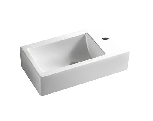 Wall Hung Basin Left/Right hand bowl 455*250*120mm - FIL Kitchen Bathroom