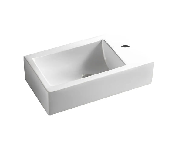 Wall Hung Basin Left/Right hand bowl 455*250*120mm
