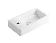 Wall Hung Basin Left/Right hand bowl 455*250*120mm - FIL Kitchen Bathroom