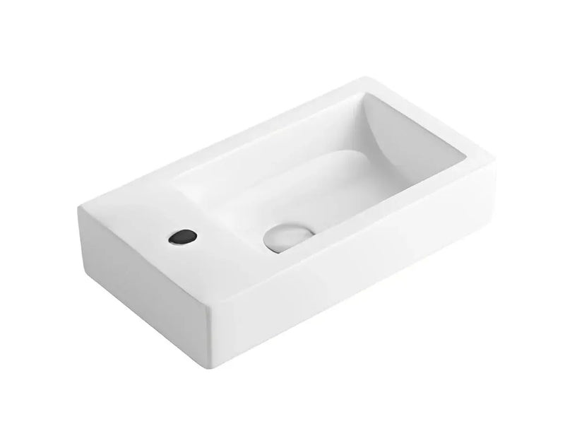 Wall Hung Basin Left/Right hand bowl 455*250*120mm - FIL Kitchen Bathroom