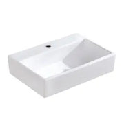 Ultra Slim Wall Hung/Above Counter Basin Gloss White 515mm/500mm/520mm/600mm/700mm - FIL Kitchen Bathroom