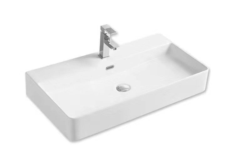 Ultra Slim Wall Hung/Above Counter Basin Gloss White 515mm/500mm/520mm/600mm/700mm