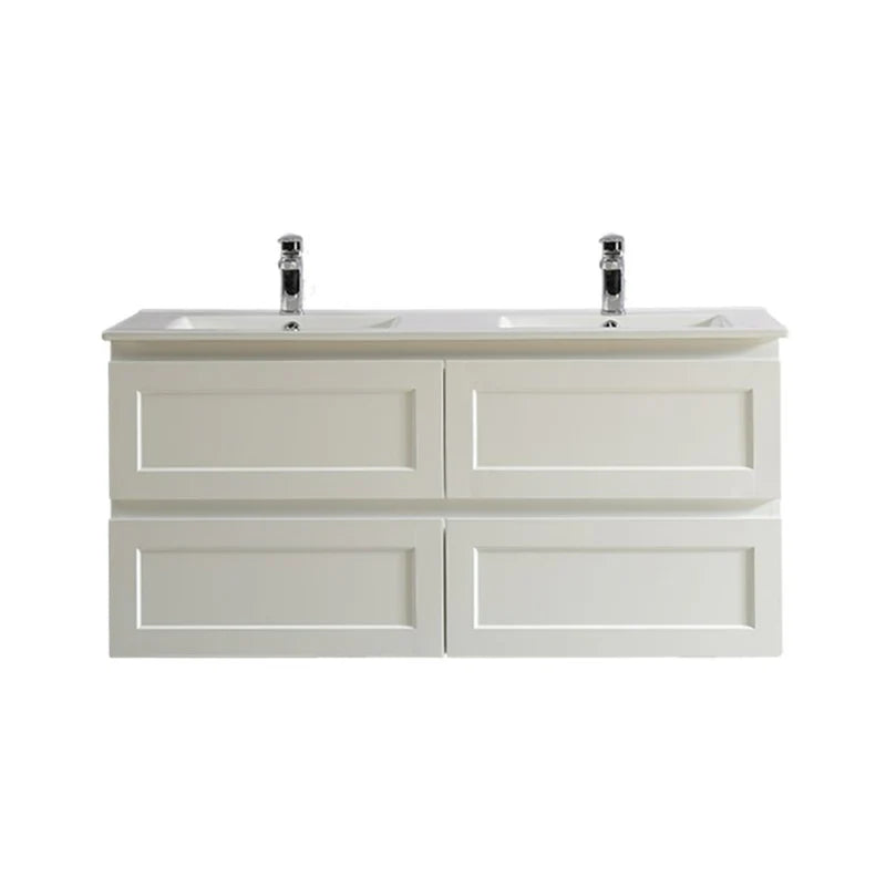 FREMANTLE MATTE WHITE WALL HUNG VANITY