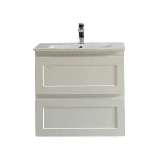 FREMANTLE MATTE WHITE WALL HUNG VANITY FIL Kitchen Bathroom