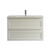 FREMANTLE MATTE WHITE WALL HUNG VANITY FIL Kitchen Bathroom