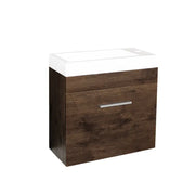 Dark Oak Wood Grain PVC Vacuum Filmed MDF Board with Ceramic Top - FIL Kitchen Bathroom