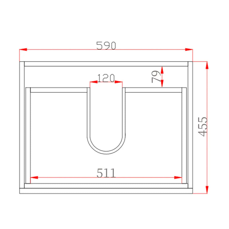 White Oak Wood Grain PVC Vacuum Filmed MDF Board Wall Hung Vanity (600mm/750mm/900mm/1200mm/1500mm) - FIL Kitchen Bathroom