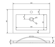 Poseidon Poly Top (450mm/600mm/750mm/900mm/1200mm) - FIL Kitchen Bathroom
