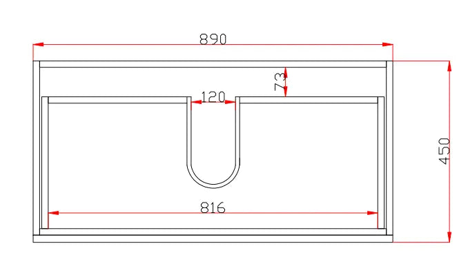 White Oak Wood Grain PVC Vacuum Filmed MDF Board Freestanding Vanity (600mm/750mm/900mm/1200mm/1500mm) - FIL Kitchen Bathroom