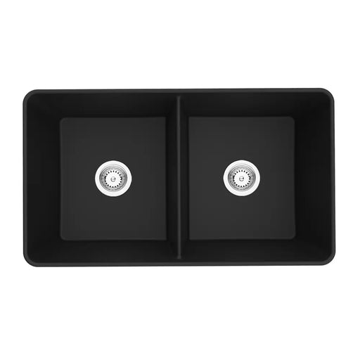 KITCHEN SINK QUARTZ UNDERMOUNT Matte Black/Matte White/Matte Grey 838mm POSEIDON