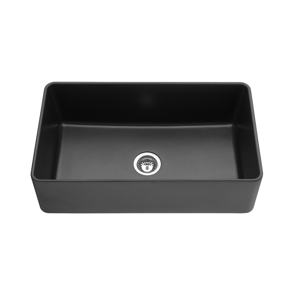 KITCHEN SINK QUARTZ UNDERMOUNT Matte White/Matte Black/Matte Grey 838mm