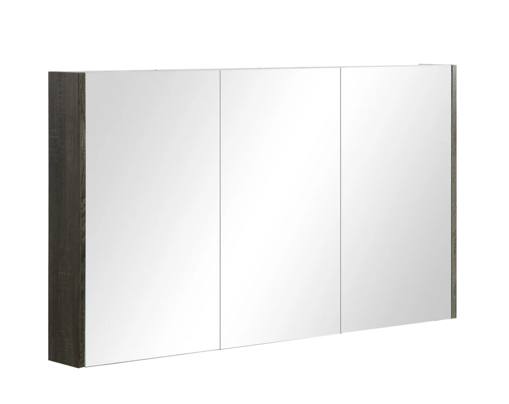 GREY MIRROR SHAVING CABINET 1200MM