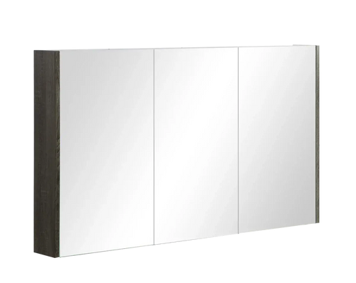 GREY MIRROR SHAVING CABINET 1200MM FIL Kitchen Bathroom