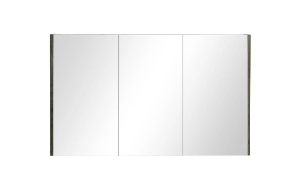 GREY MIRROR SHAVING CABINET 1200MM