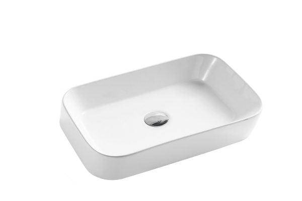 Qtro 55 Above Counter Rectangular Basin 550 x 390 x 120 mm